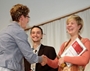 Frau Mann gratuliert Katharina Möritz, Preisträgerin 2013